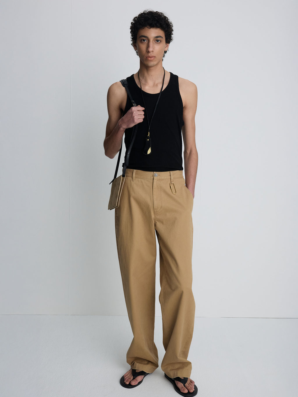 (2026/05/19 Open) WIDE TAPERED ADJUSTABLE CHINO_ BEIGE