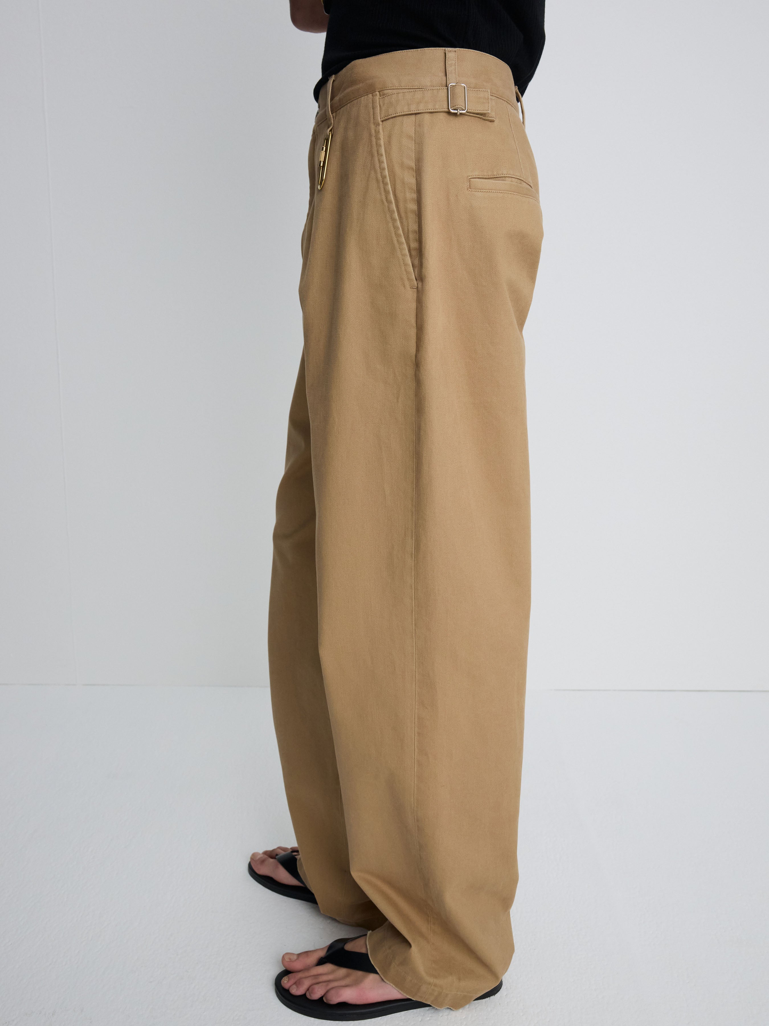 (2026/05/19 Open) WIDE TAPERED ADJUSTABLE CHINO_ BEIGE