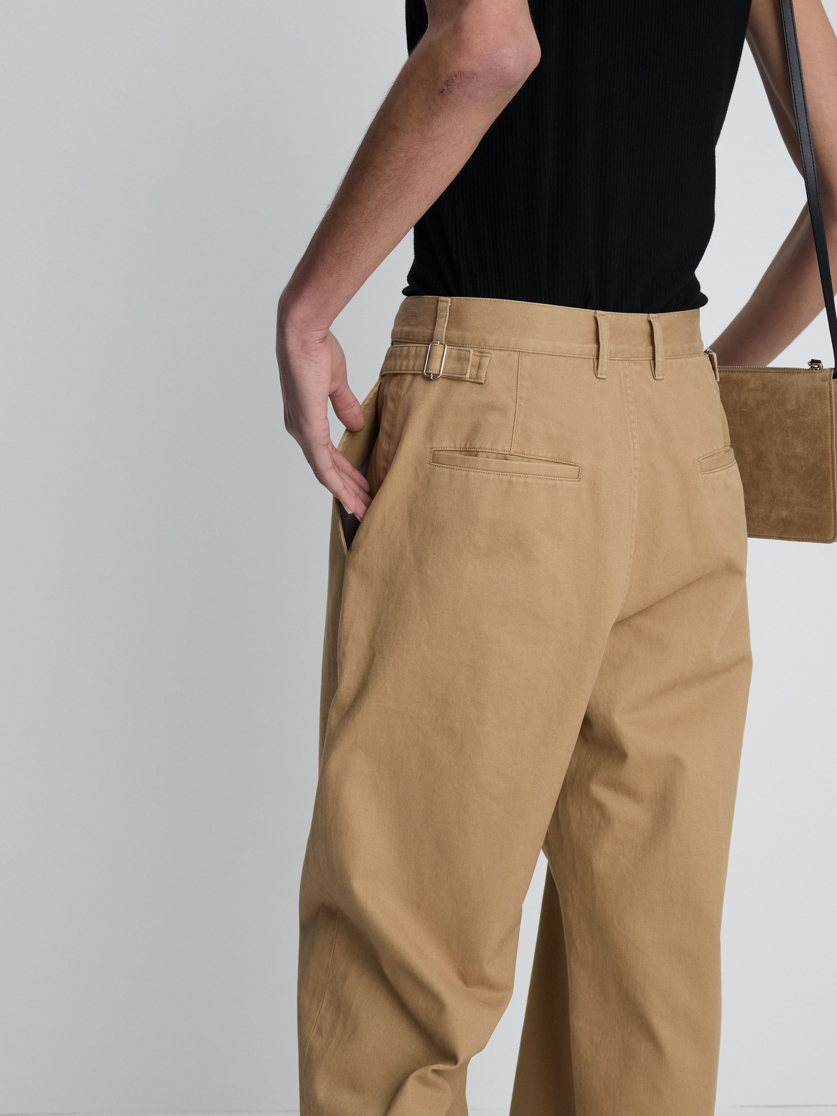 (2026/05/19 Open) WIDE TAPERED ADJUSTABLE CHINO_ BEIGE