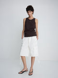 (W) HAND-DISTRESSED REGURAL TANK TOP_ BURNT MARRON