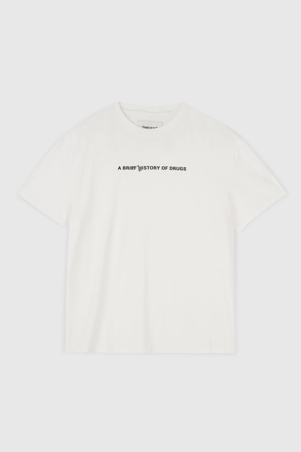 Drug Reference Washed T-shirt_ White