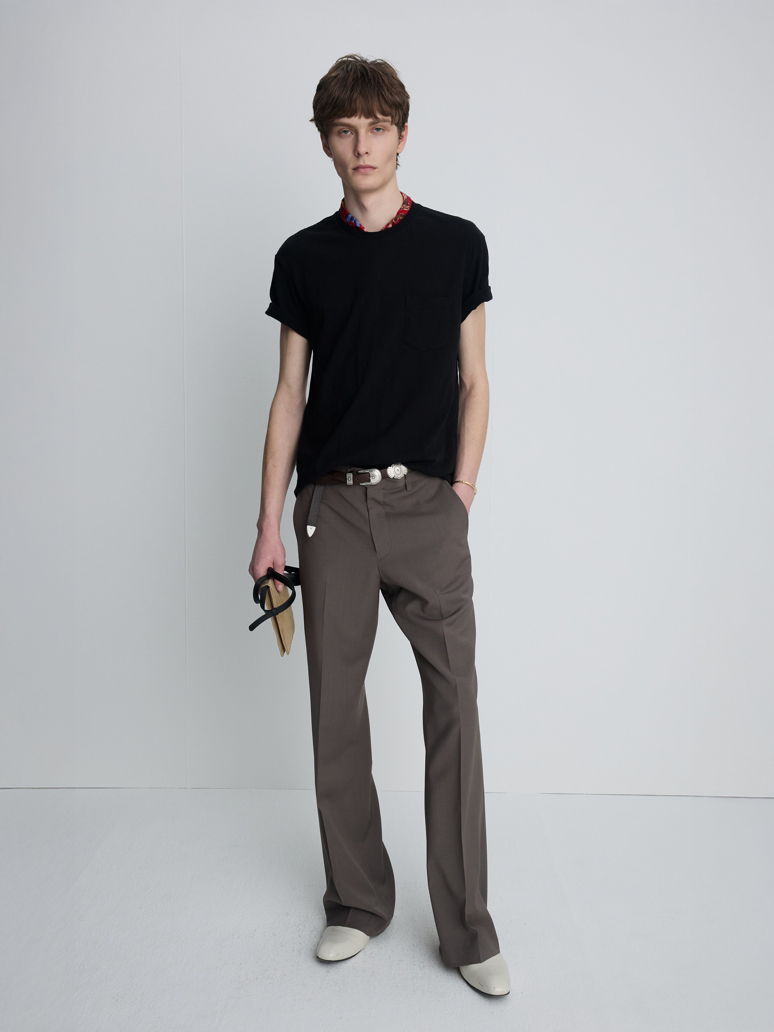 SOFT SLUB JERSEY POCKET T-SHIRT_ BLACK