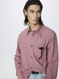 WASHED COTTON SHIRT_ DUSTY PINK