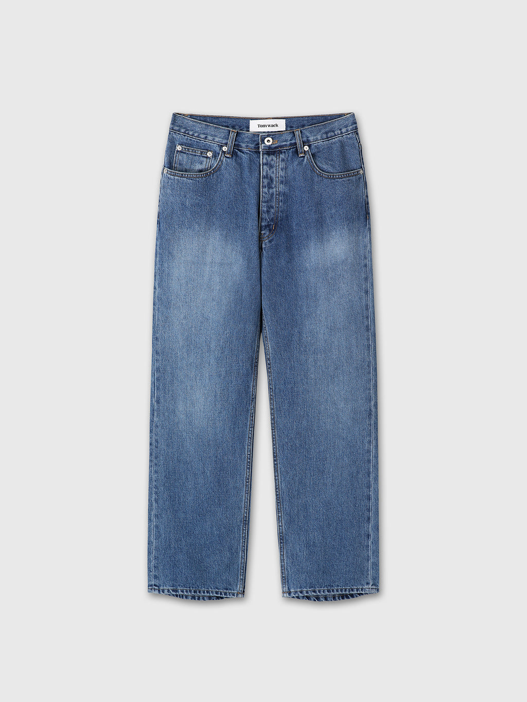 TAILORED DENIM JEANS_ MID BLUE
