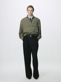 LIGHT WOOL WEB JACKET_ OLIVE