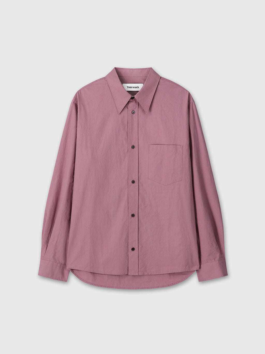 WASHED COTTON SHIRT_ DUSTY PINK