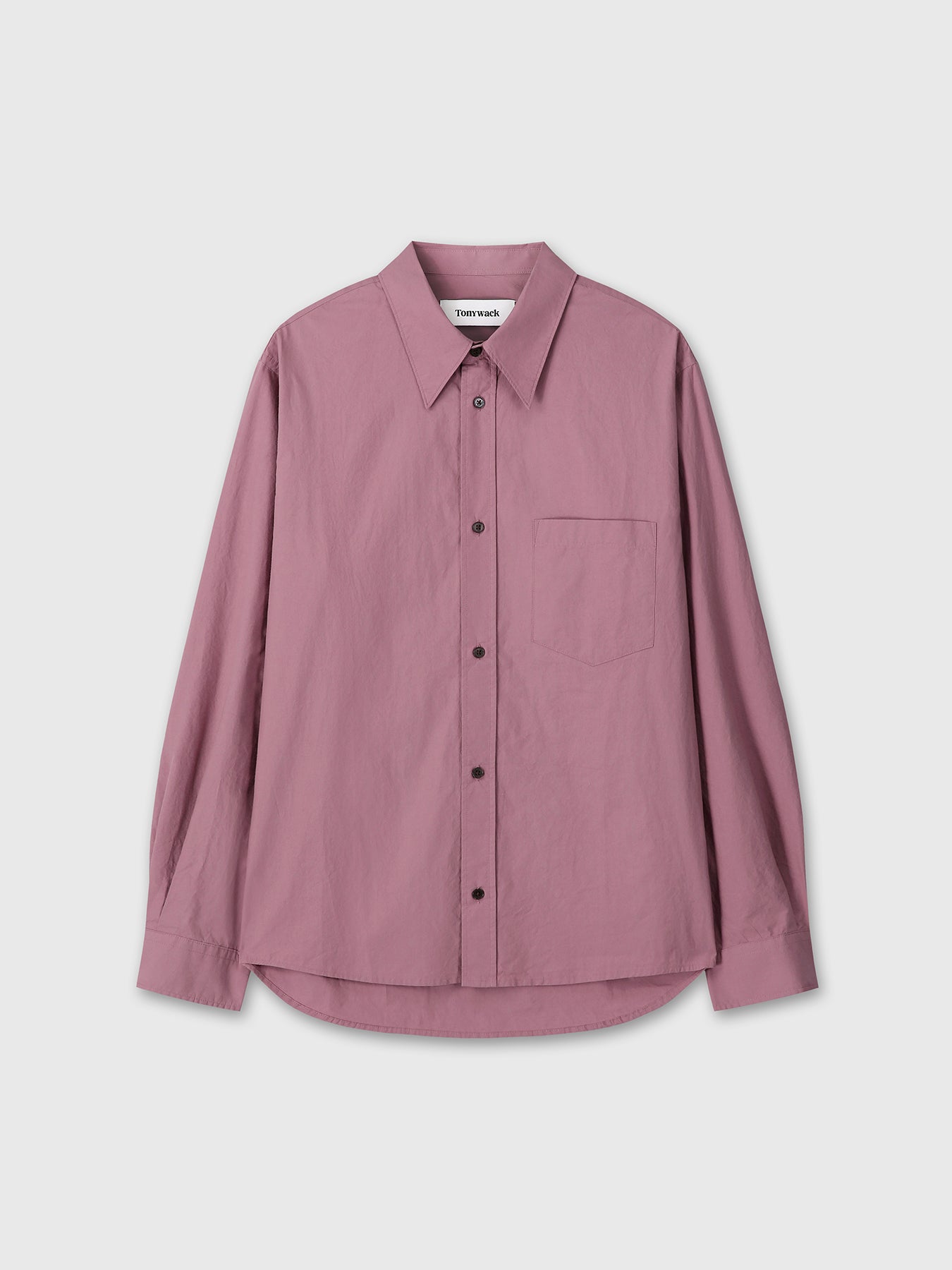 WASHED COTTON SHIRT_ DUSTY PINK