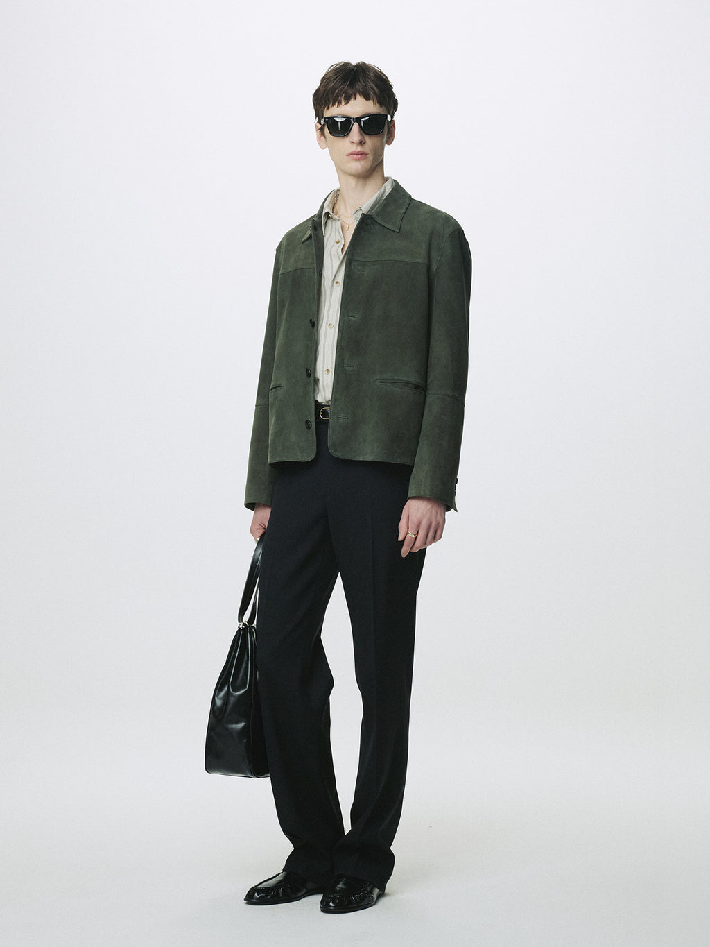 WOOL TAILORED STRAIGHT TROUSERS_ MIDNIGHT