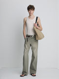 SILK LYOCELL RIB TANK TOP (JAPANESE FABRIC) _ WHITE