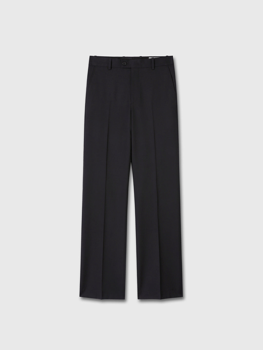 WOOL TAILORED STRAIGHT TROUSERS_ MIDNIGHT