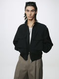 LIGHT WOOL WEB JACKET_ BLACK