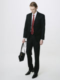 SIGNATURE TAILORED TROUSERS_ BLACK