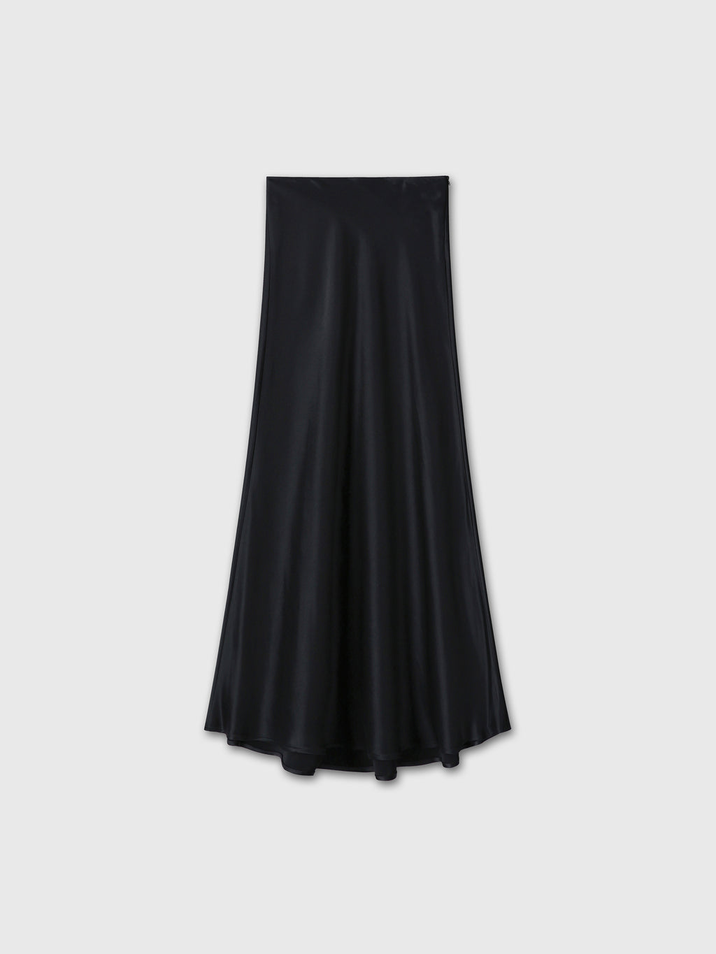 (W) SLIP MAXI SKIRT_ BLACK