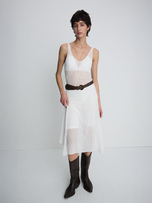 (W) LACE SLEEVELESS MAXI DRESS_ OFF WHITE
