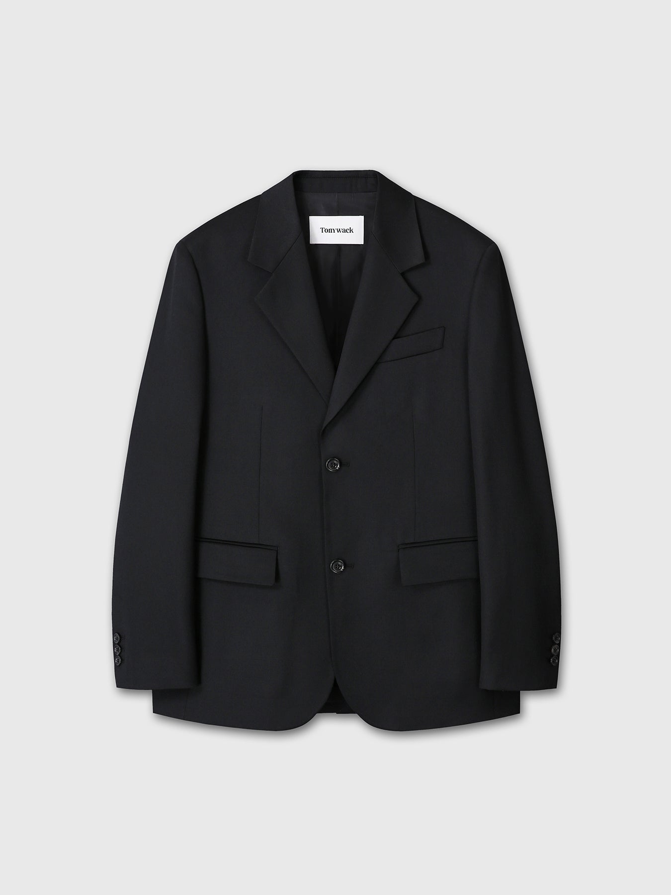 SIGNATURE TAILORED BLAZER_ BLACK