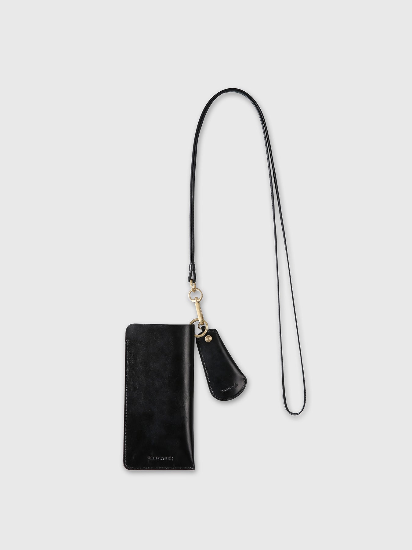 (W) LEATHER ESSENTIAL STRAP_ BLACK
