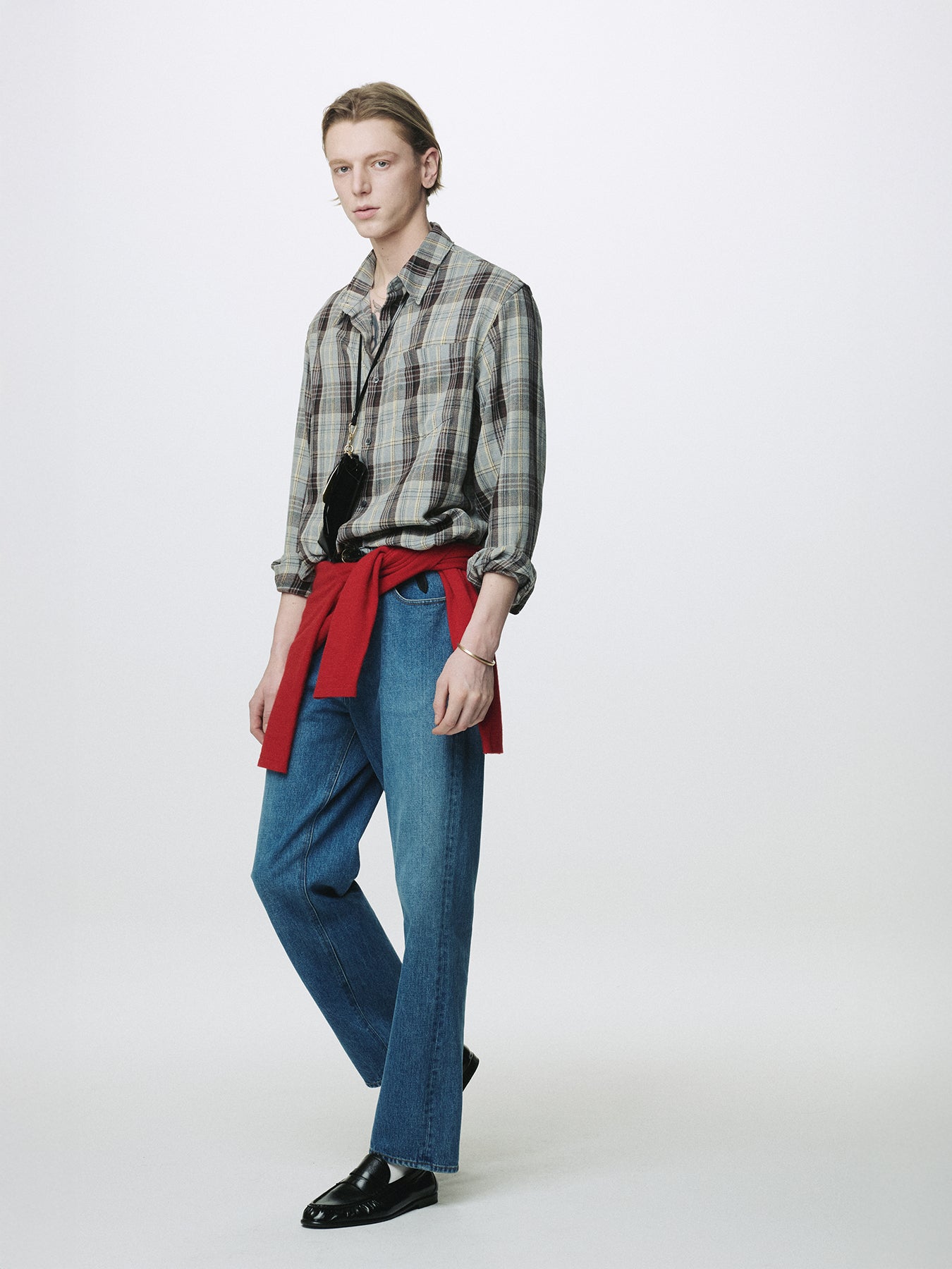 TAILORED DENIM JEANS_ MID BLUE