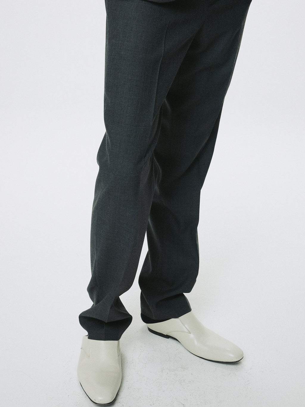 SIGNATURE TAILORED TROUSERS_ GREY