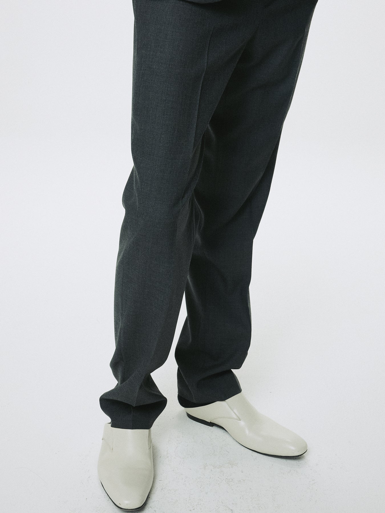 SIGNATURE TAILORED TROUSERS_ GREY