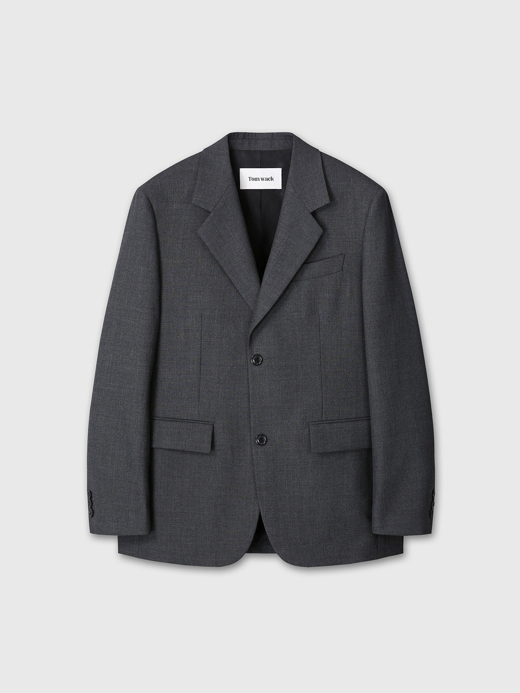 SIGNATURE TAILORED BLAZER_ GREY