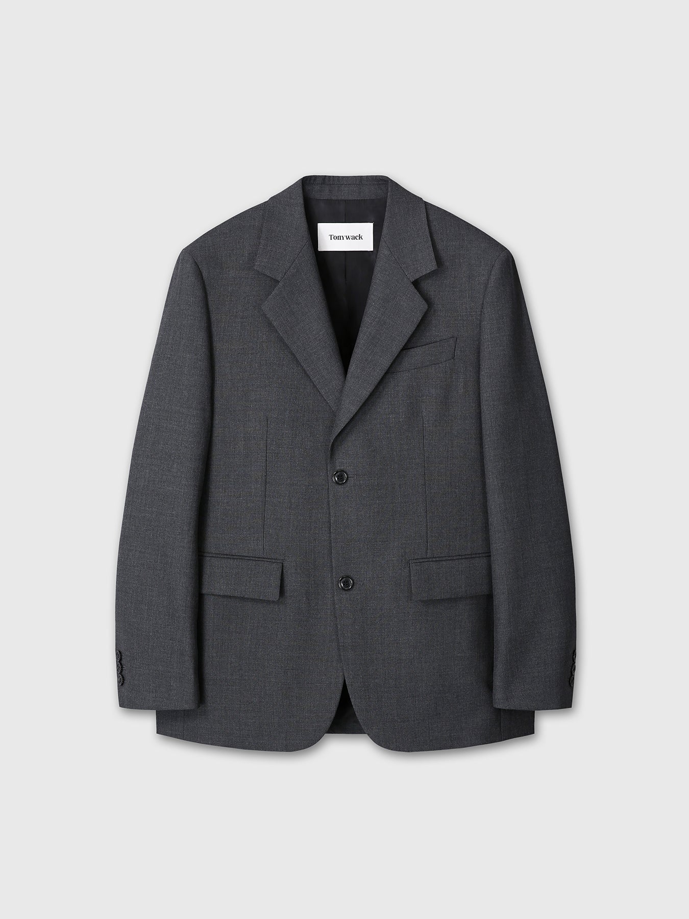 SIGNATURE TAILORED BLAZER_ GREY