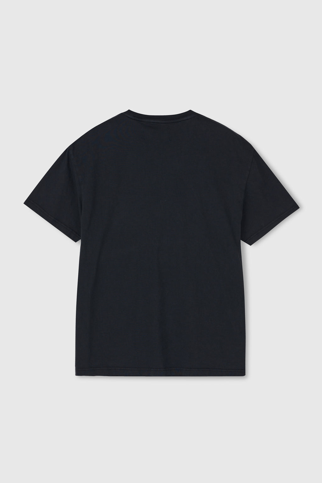 Drug Reference Garment Dyeing T-shirt_ Black Pigment