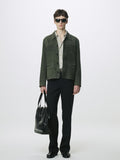 GOAT SUEDE CHORE JACKET_ FADED GREEN