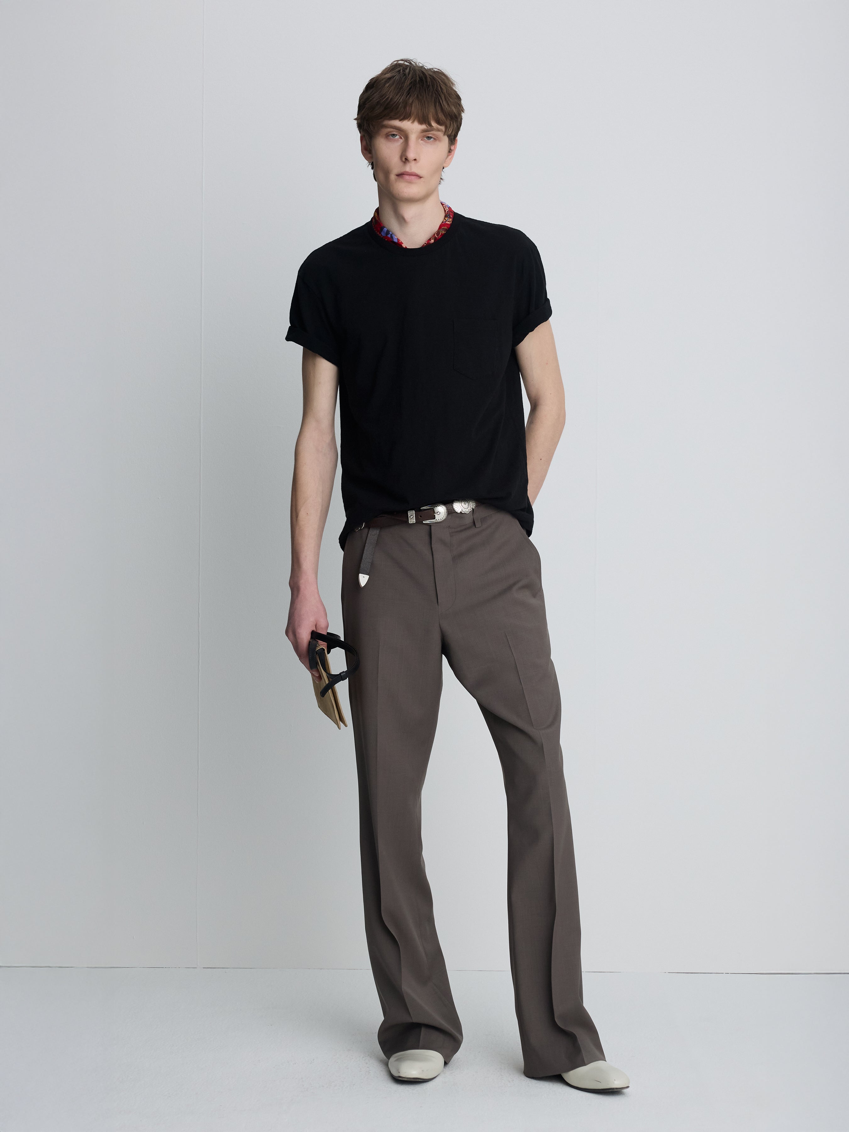 SOFT SLUB JERSEY POCKET T-SHIRT_ BLACK
