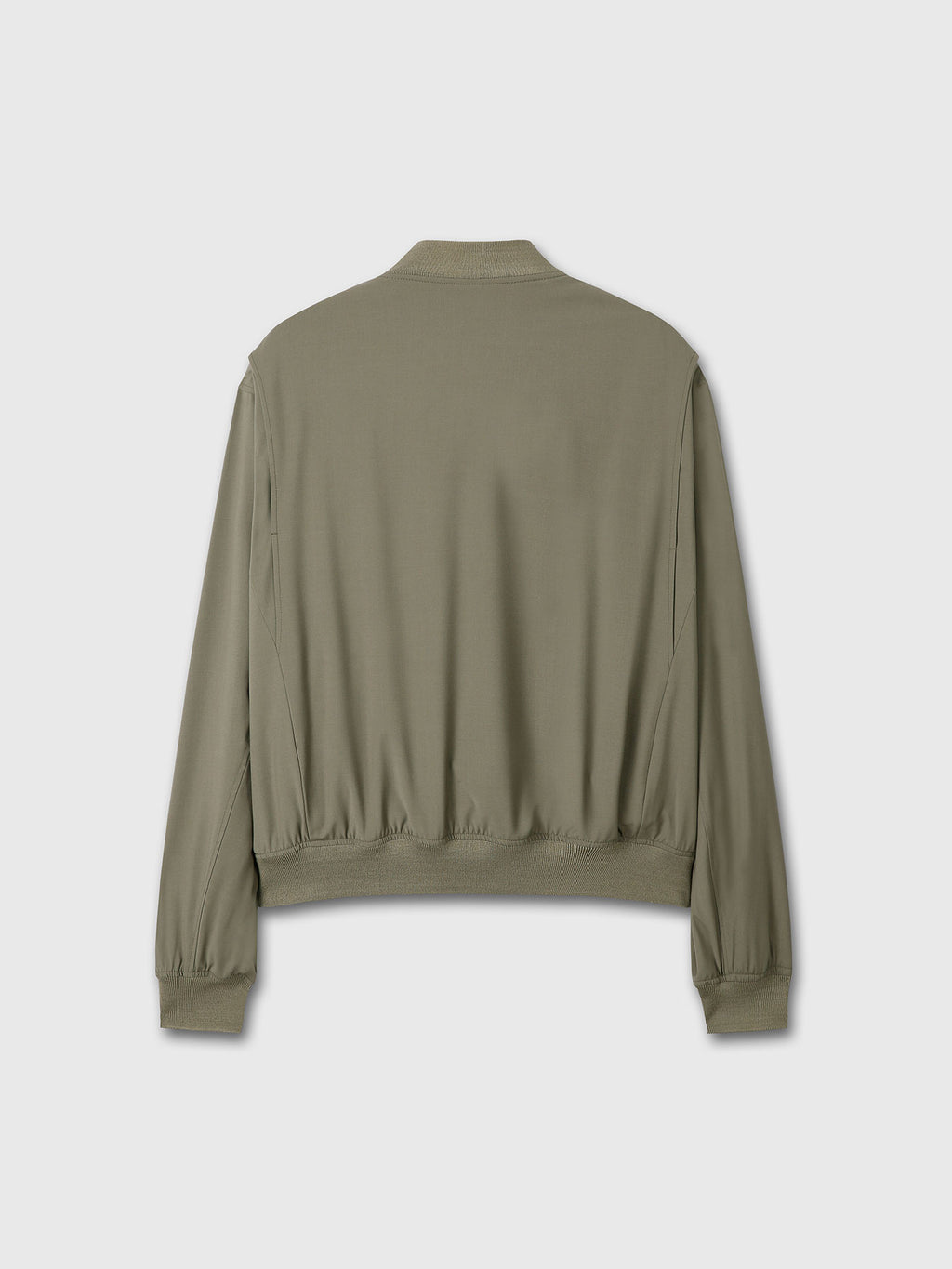 LIGHT WOOL WEB JACKET_ OLIVE