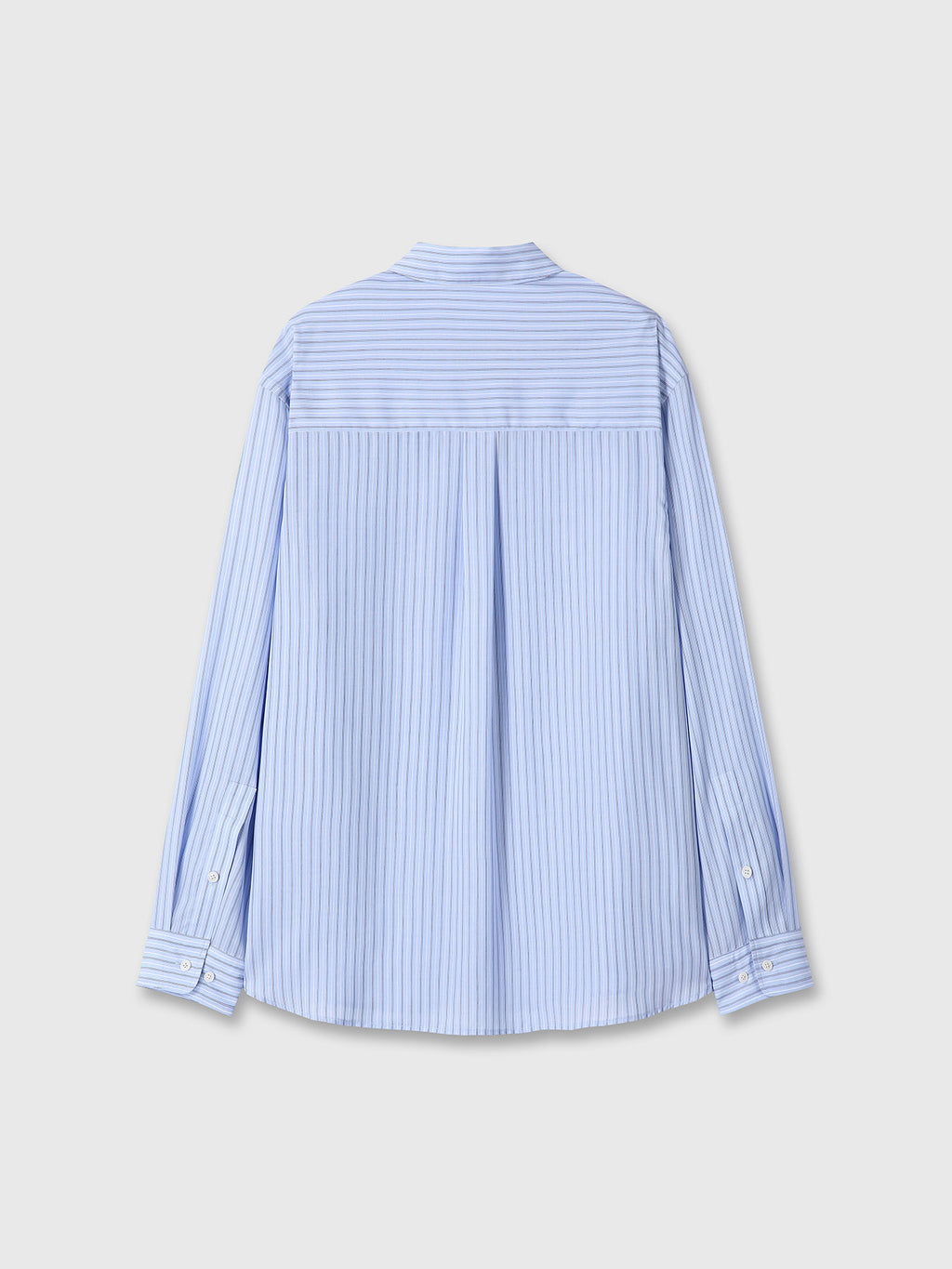 STRIPED LYOCELL SHIRT (JAPANESE FABRIC)_ SKYBLUE STRIPE