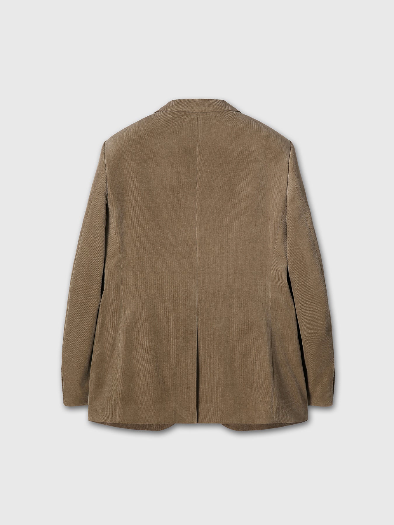 CORDUROY SINGLE-BREASTED JACKET_ BEIGE TAUPE