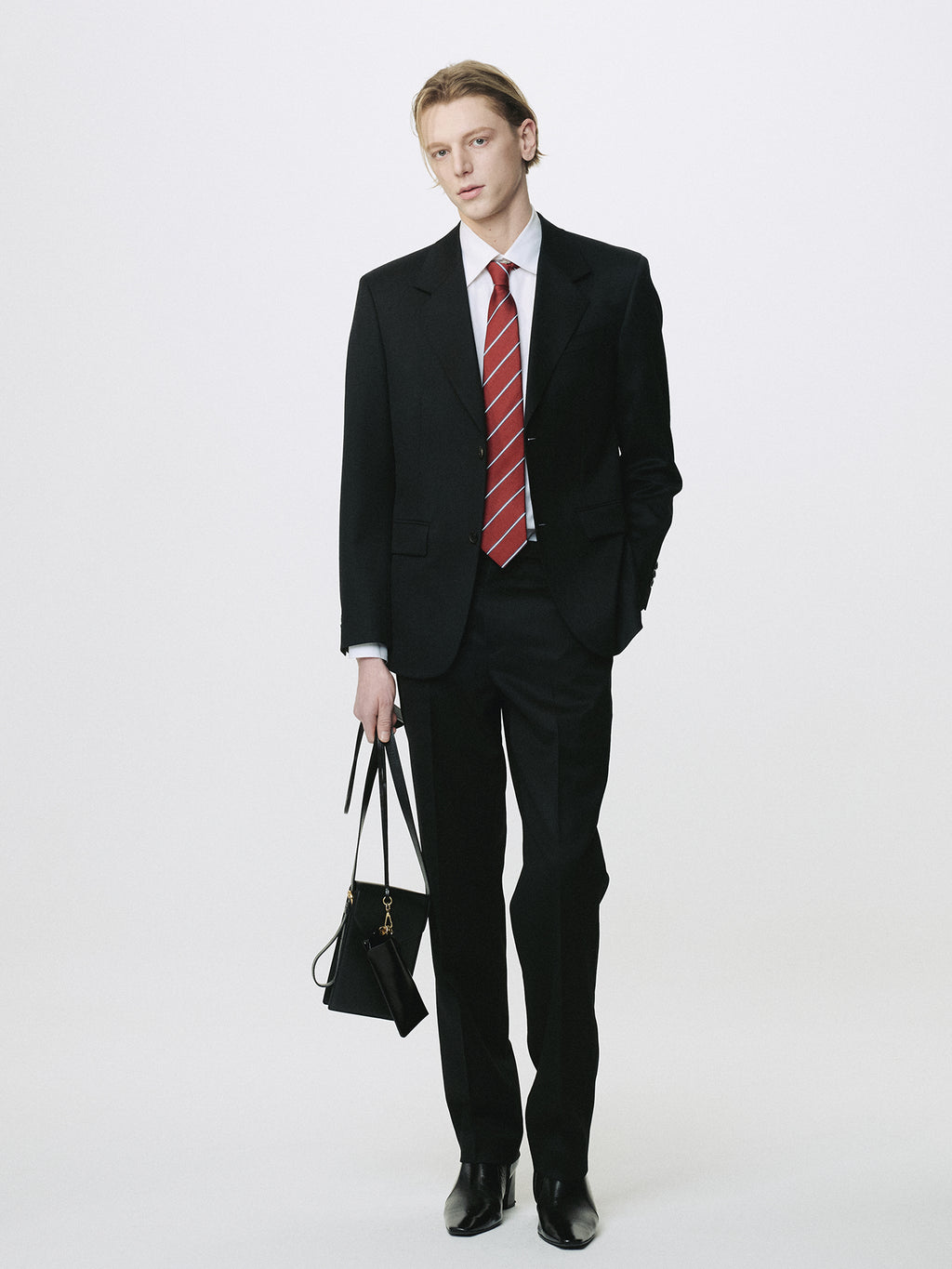 SIGNATURE TAILORED BLAZER_ BLACK