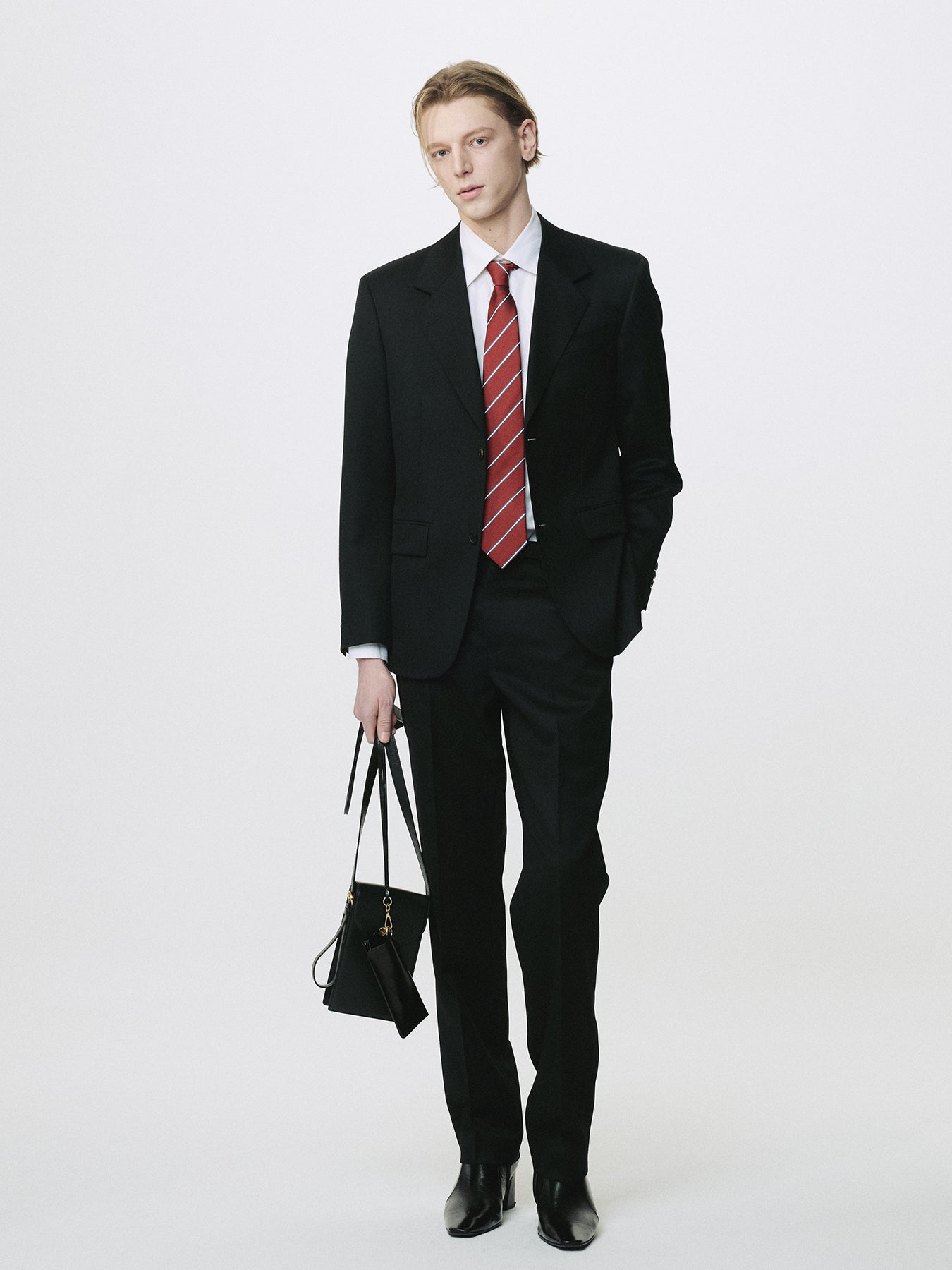 SIGNATURE TAILORED BLAZER_ BLACK