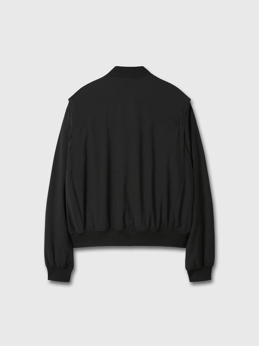 LIGHT WOOL WEB JACKET_ BLACK