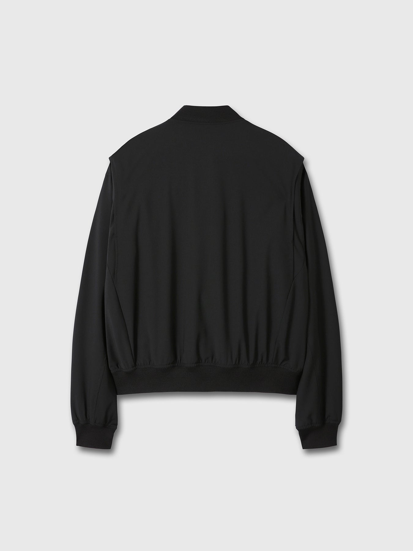 LIGHT WOOL WEB JACKET_ BLACK