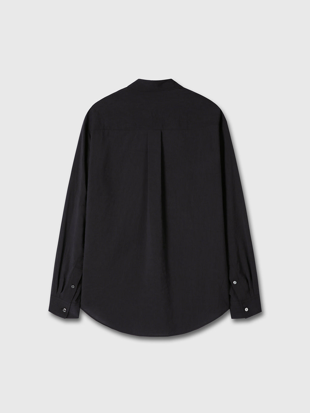SILK CREPE SHIRT_ BLACK