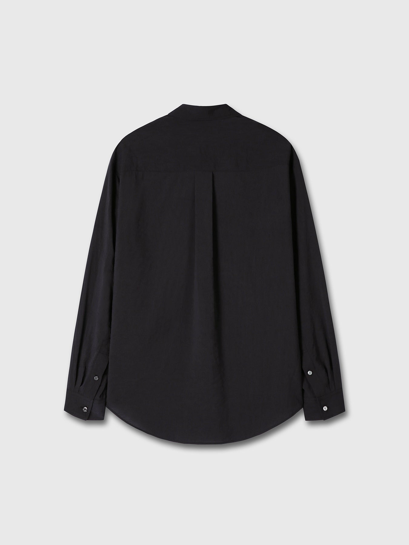 SILK CREPE SHIRT_ BLACK
