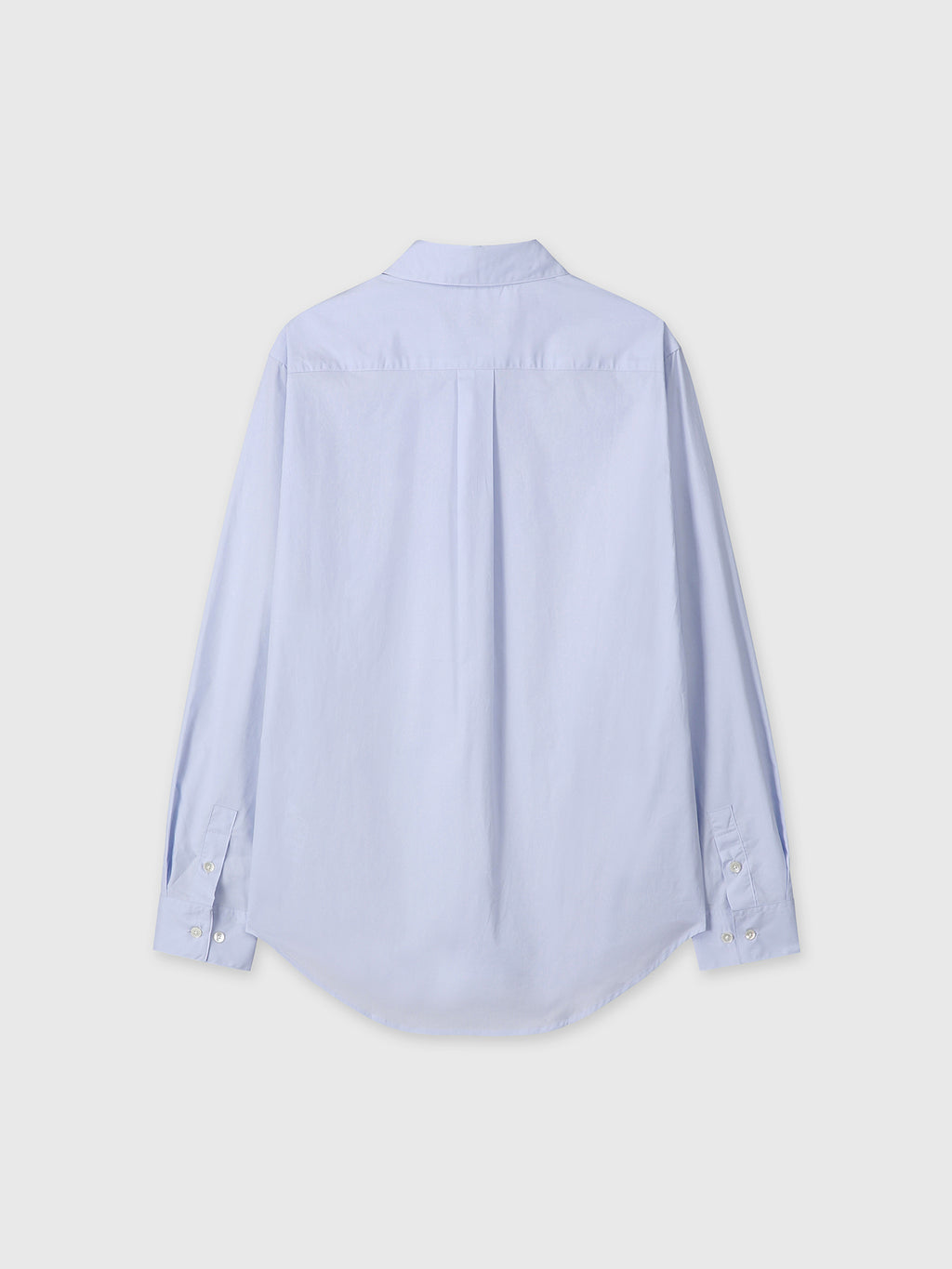 (W) COTTON HIGH-DENSITY SHIRT_ SKY BLUE