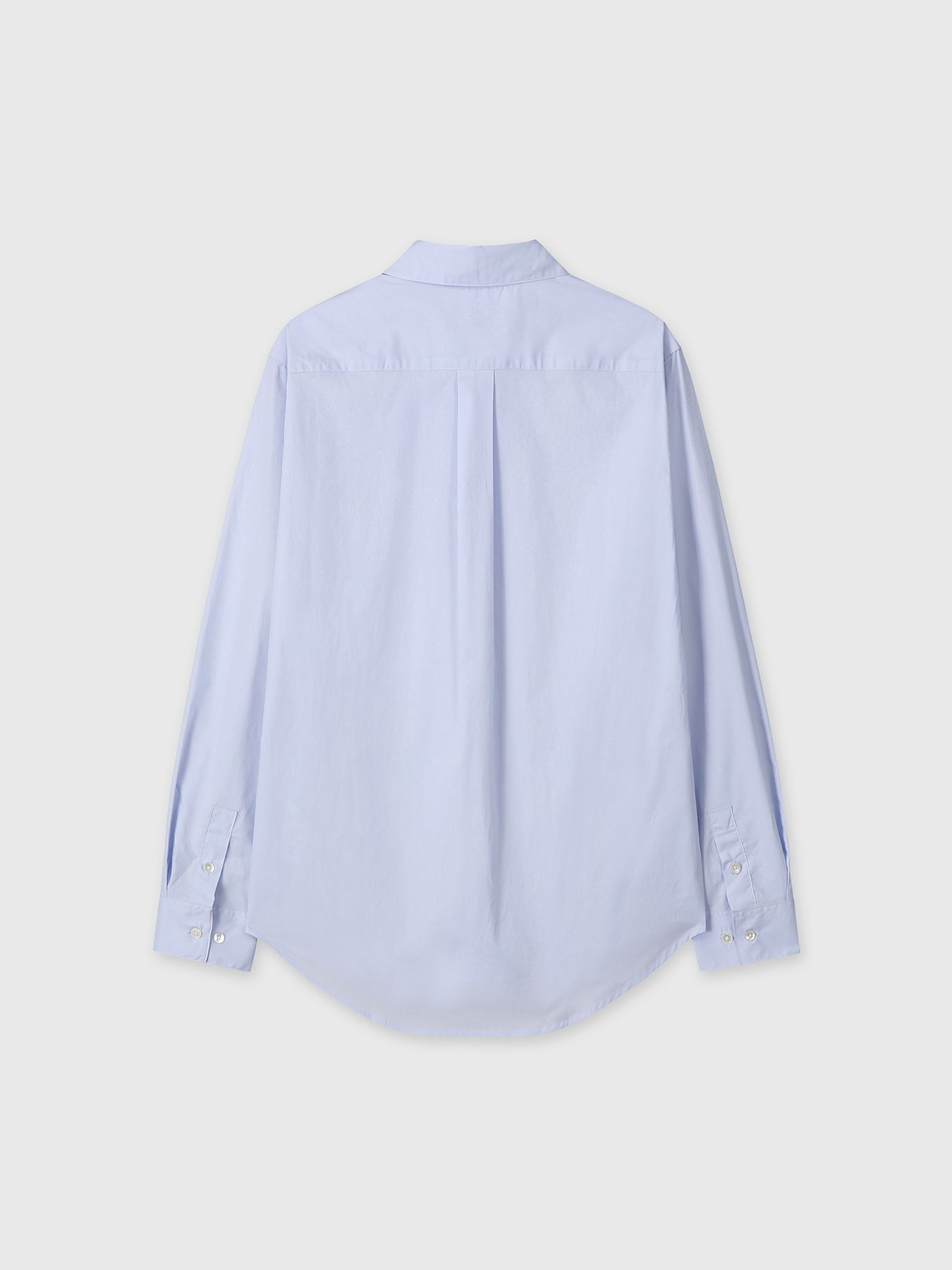 (W) COTTON HIGH-DENSITY SHIRT_ SKY BLUE
