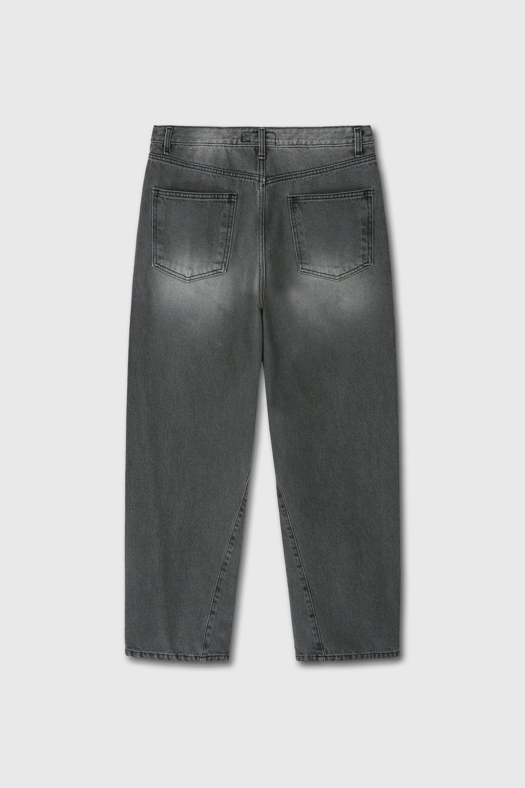 Twist-Cut Denim Jeans_ Washed Grey