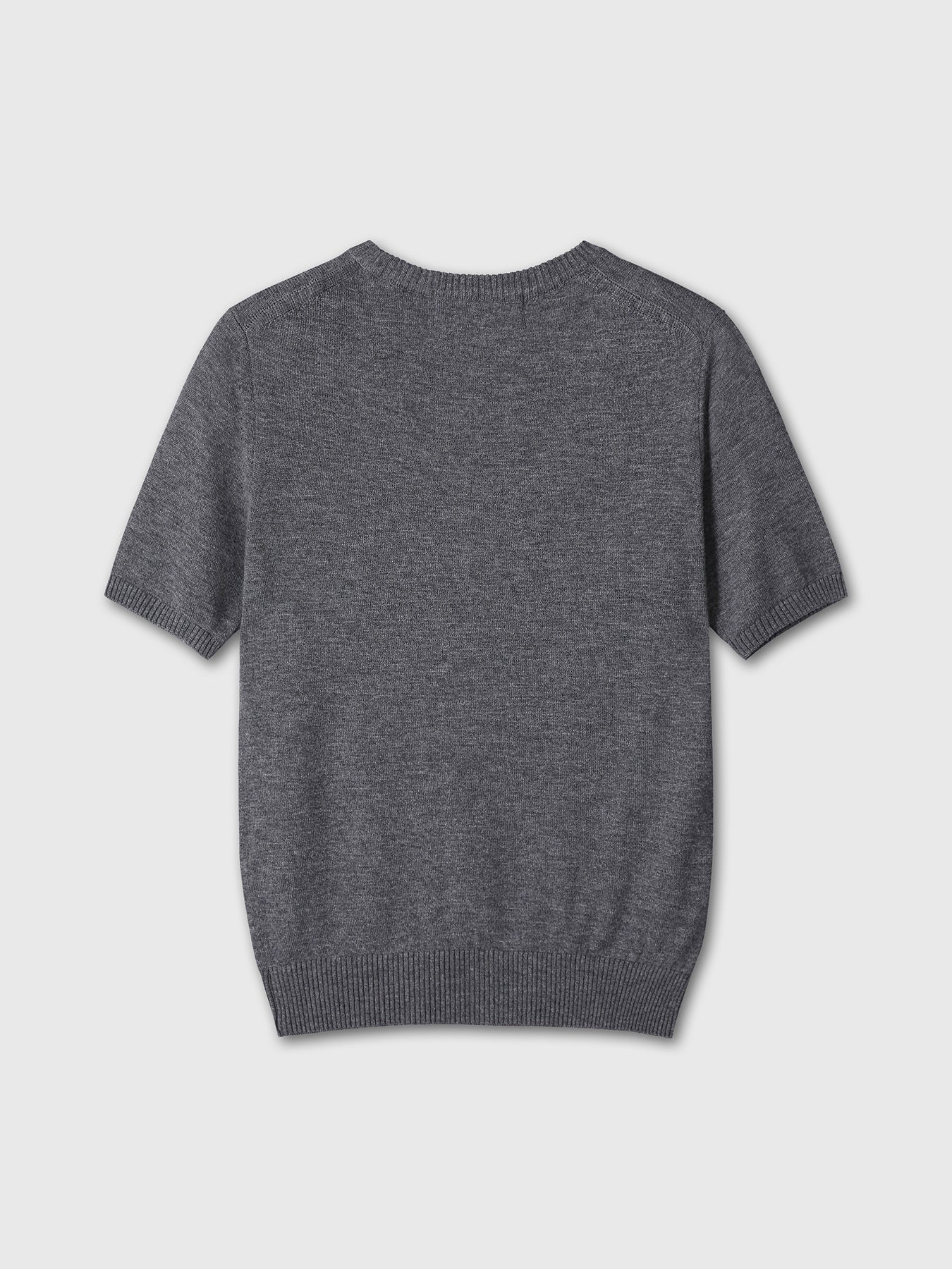 (W) SUPERFINE WOOL ARGYLE CREW NECK SWEATER_ GREY COBALT