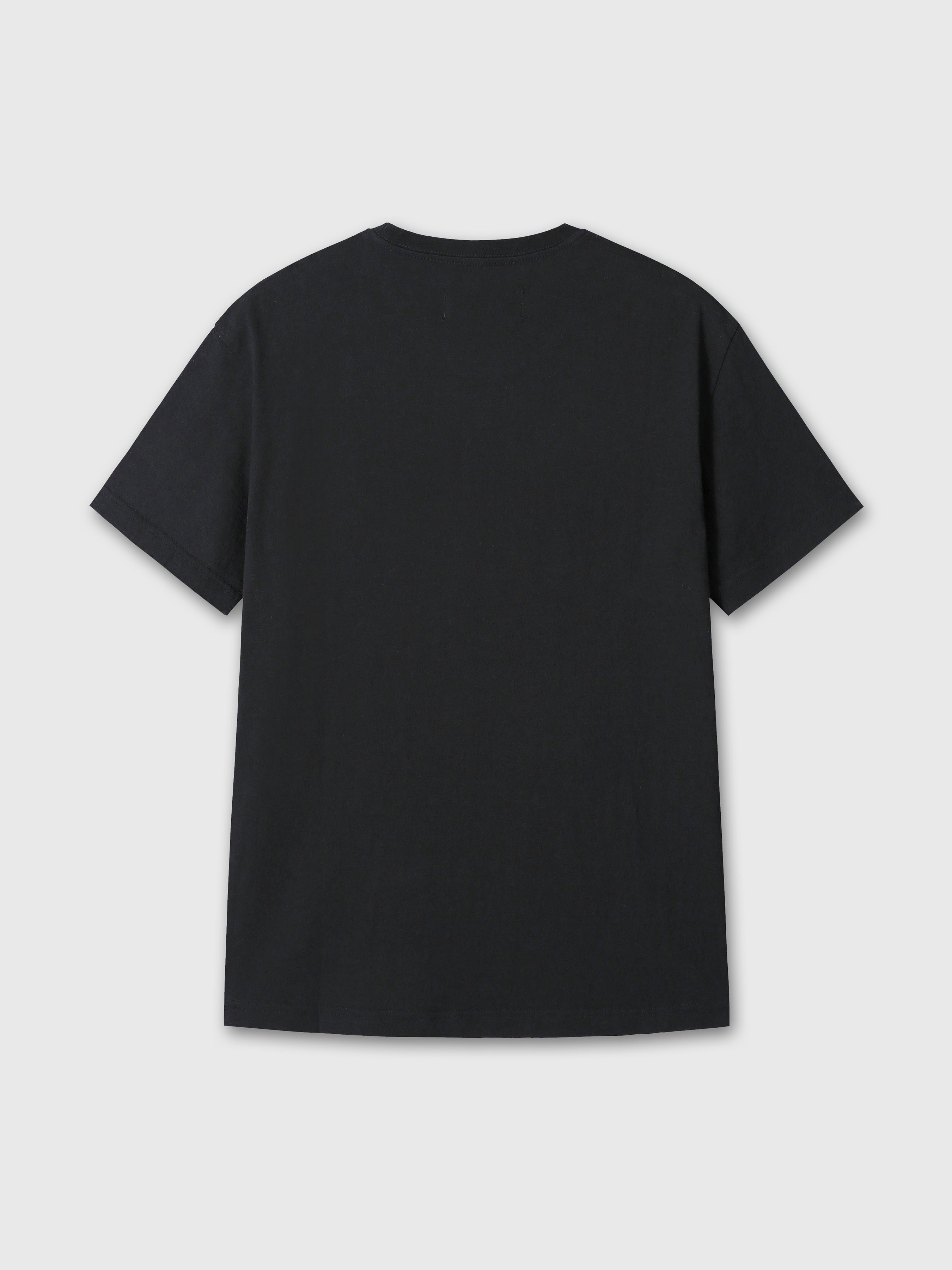 SOFT SLUB JERSEY POCKET T-SHIRT_ BLACK