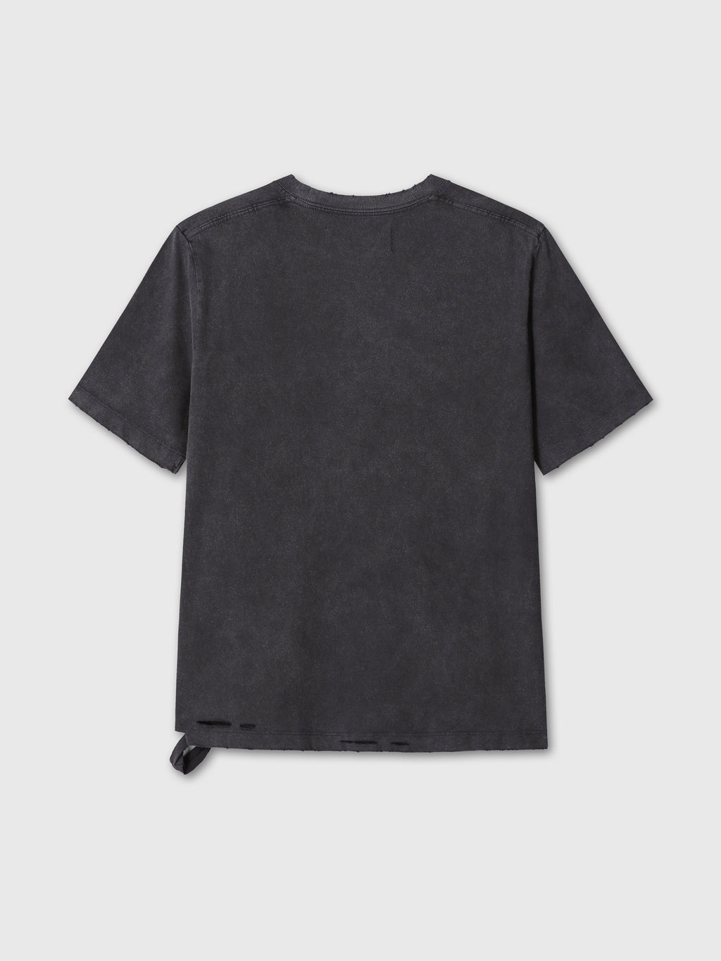 (W) GARMENT DYED VINTAGE COTTON T-SHIRT_ FADED BLACK