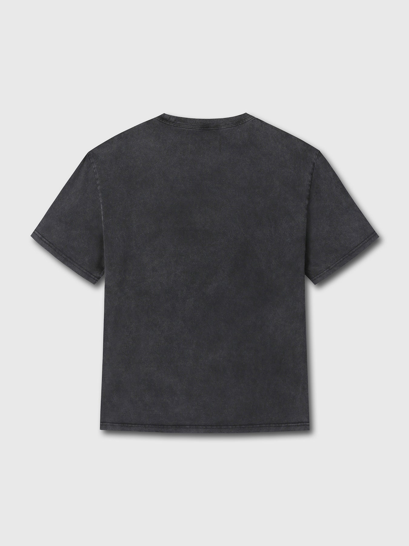 PORTRAIT GARMENT DYED T-SHIRT_ FADED BLACK