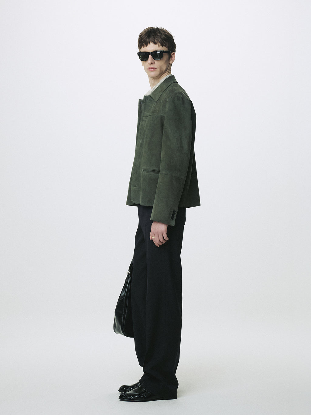 WOOL TAILORED STRAIGHT TROUSERS_ MIDNIGHT