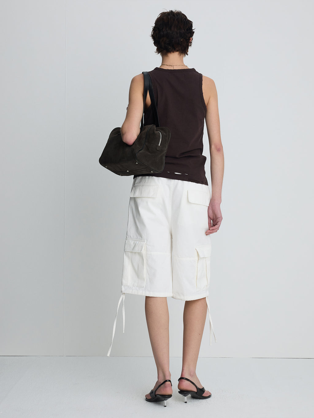 (W) HAND-DISTRESSED REGURAL TANK TOP_ BURNT MARRON