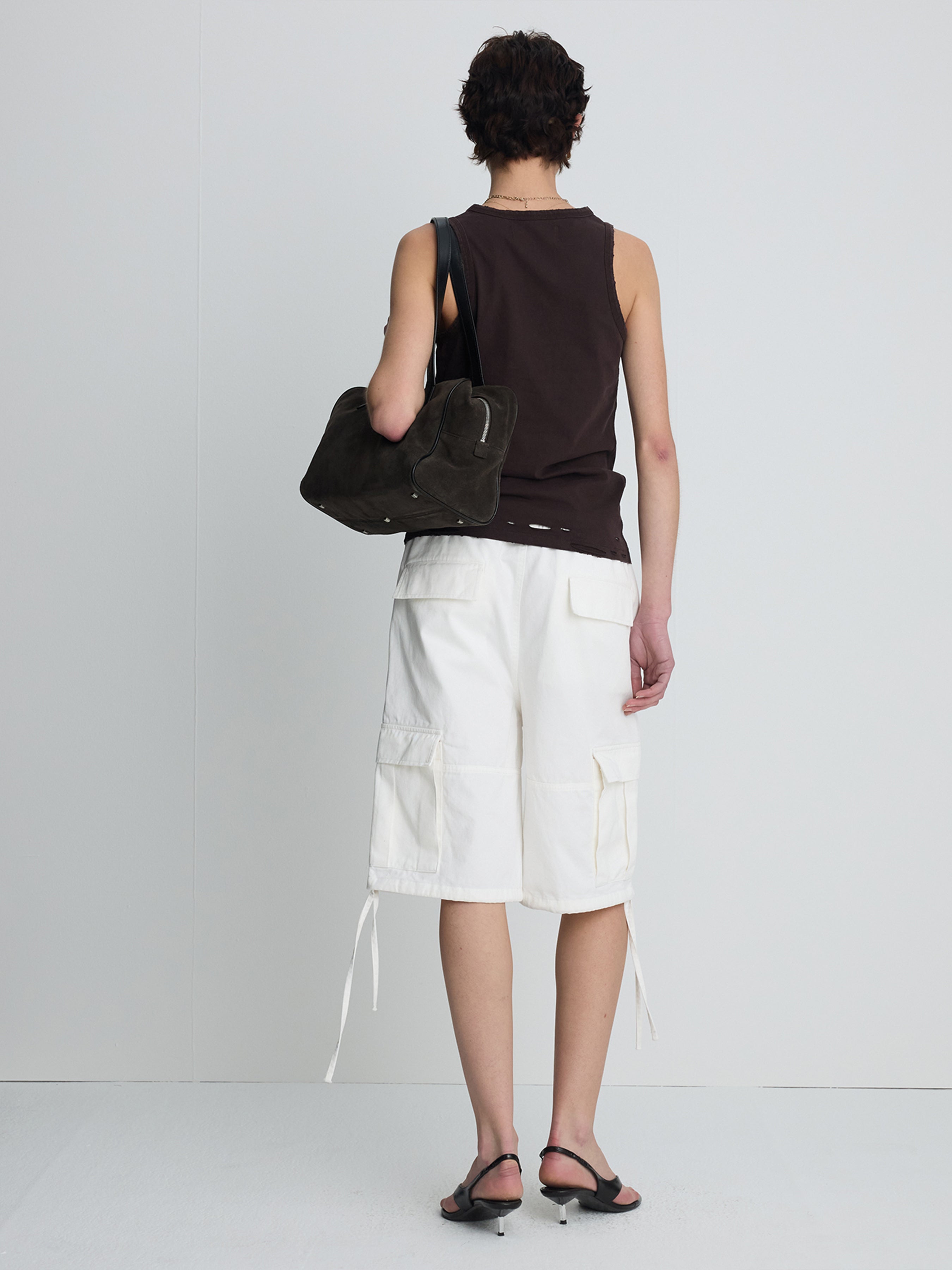 (W) HAND-DISTRESSED REGURAL TANK TOP_ BURNT MARRON