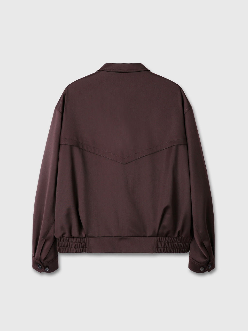 WOOL VISCOSE OVERSIZED BOMBER JACKET_ DARK BURGUNDY