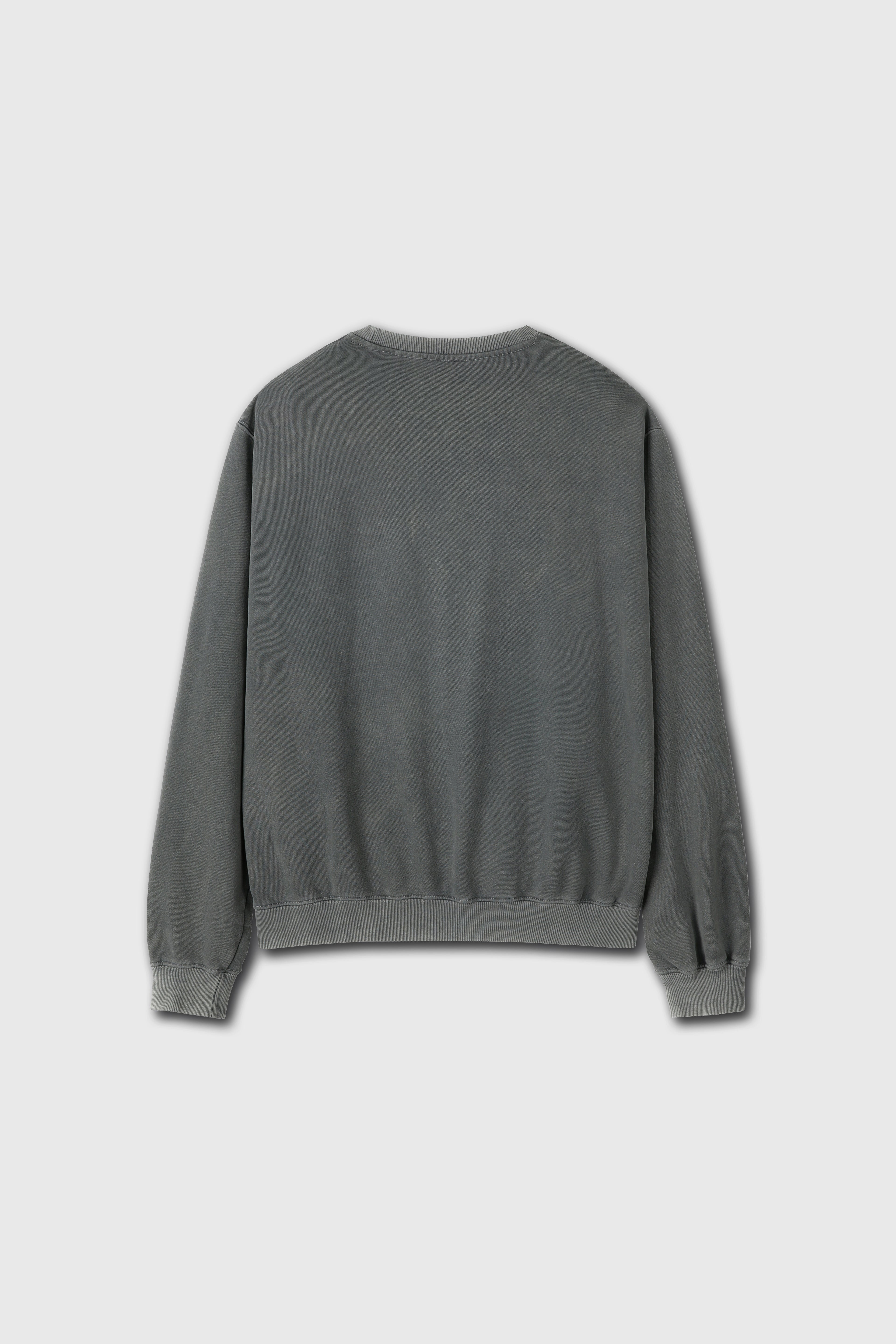 Confusion Mugshot Garment-dyeing Sweatshirt_ Faded Grey