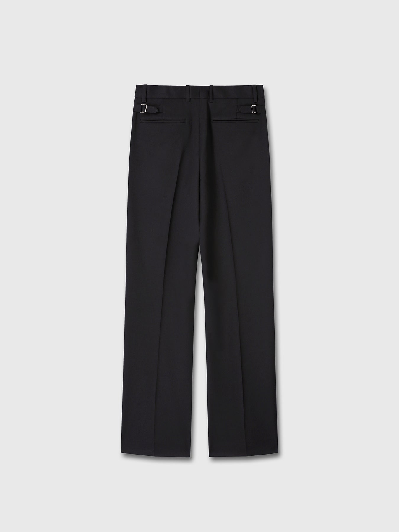 WOOL TAILORED STRAIGHT TROUSERS_ MIDNIGHT